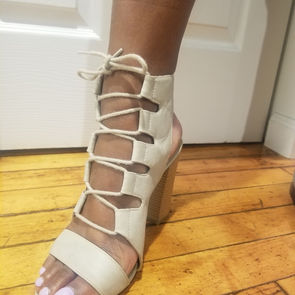 Open toed shoes